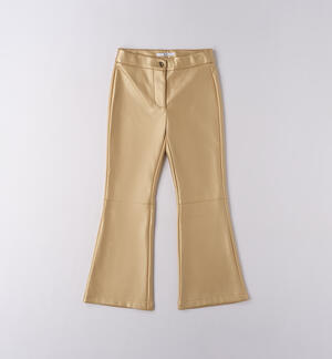 Pantaloni per ragazza GIALLO