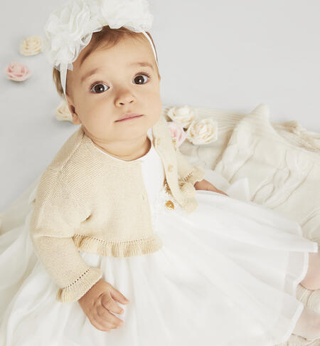 Formal dress for baby girls CREAM