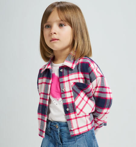Camicia bambina crop