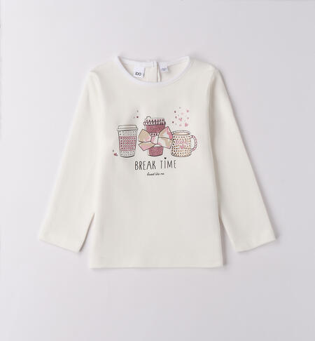 Maglietta bambina con stampa