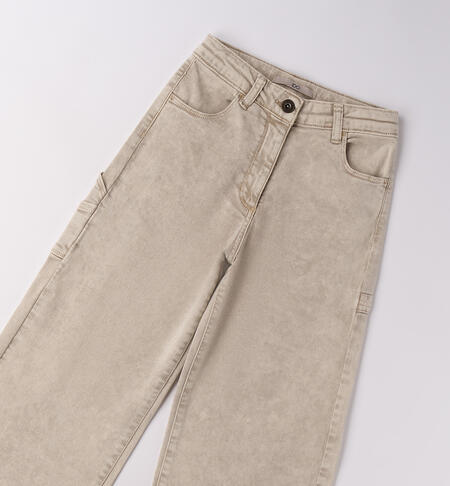 Pantalone ragazza iDO BEIGE-0924