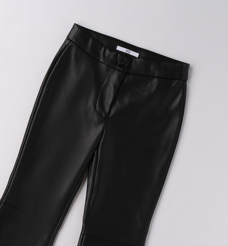Pantaloni per ragazza NERO-0658