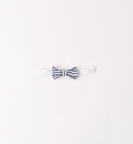 Boys' striped bow tie BLUE