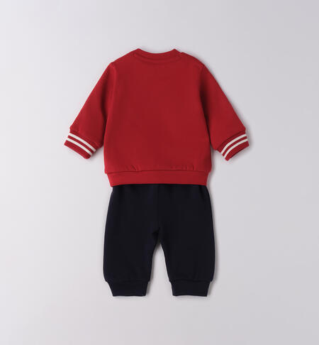Tuta neonato sportiva ROSSO-2259