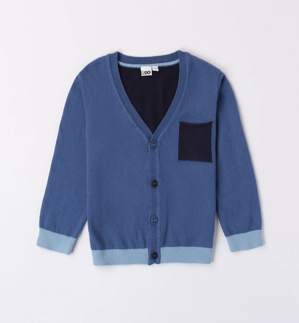 Cardigan bambino con toppe da 9 mesi a 8 anni iDO