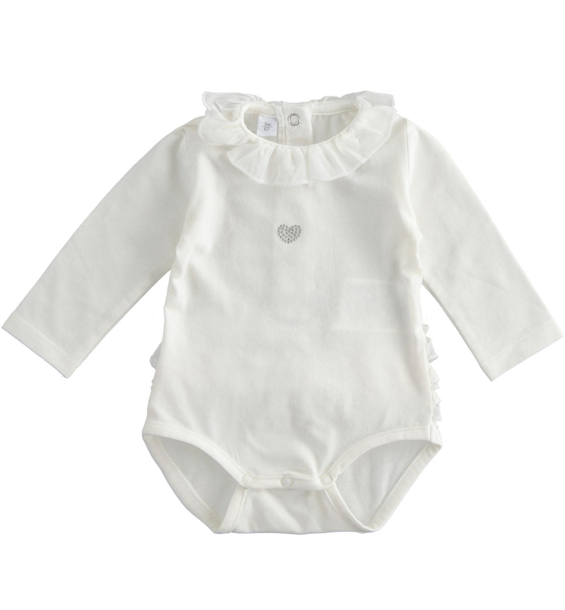 baby girl white long sleeve bodysuit