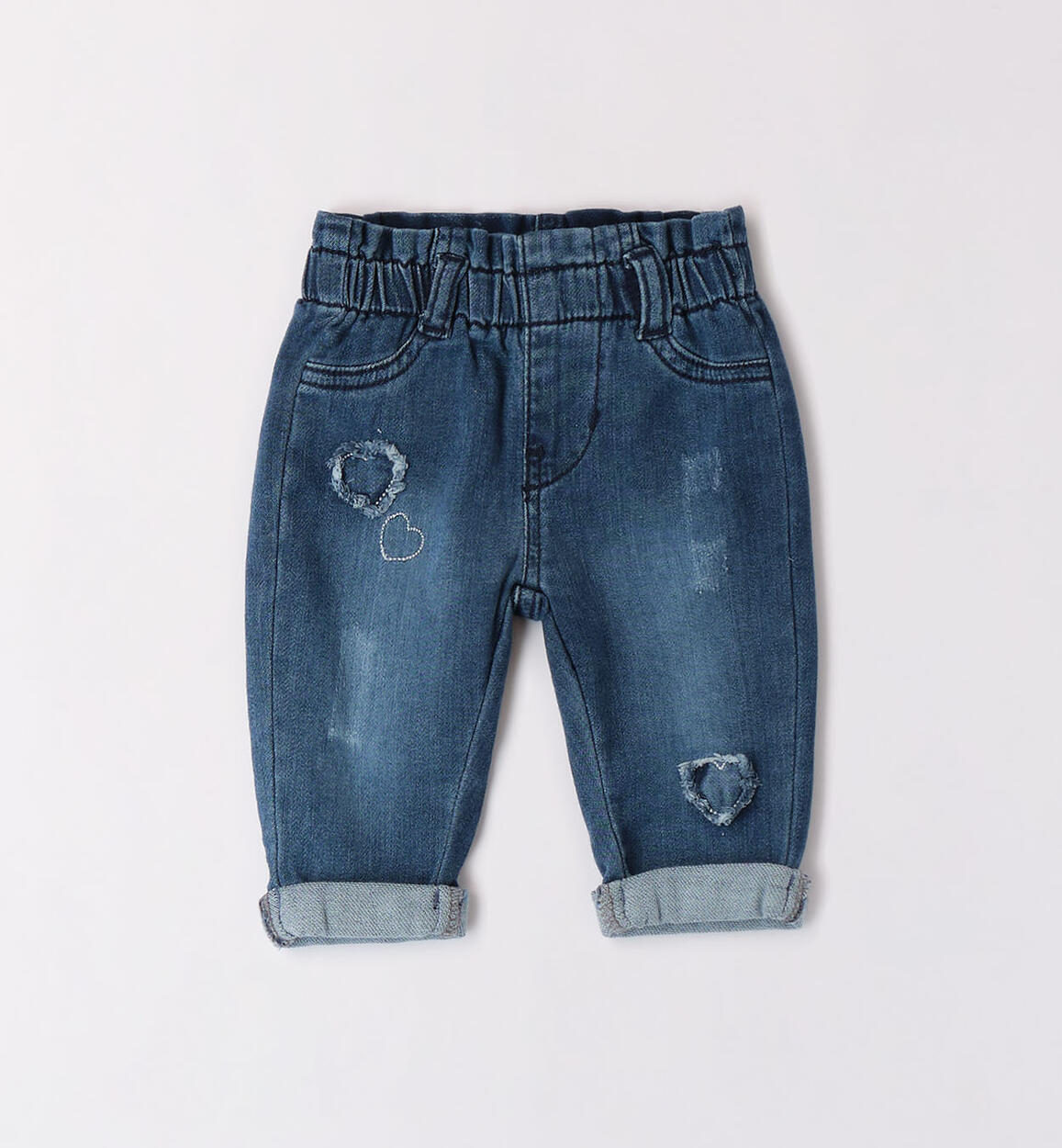 Jeans cuori per bimba iDO