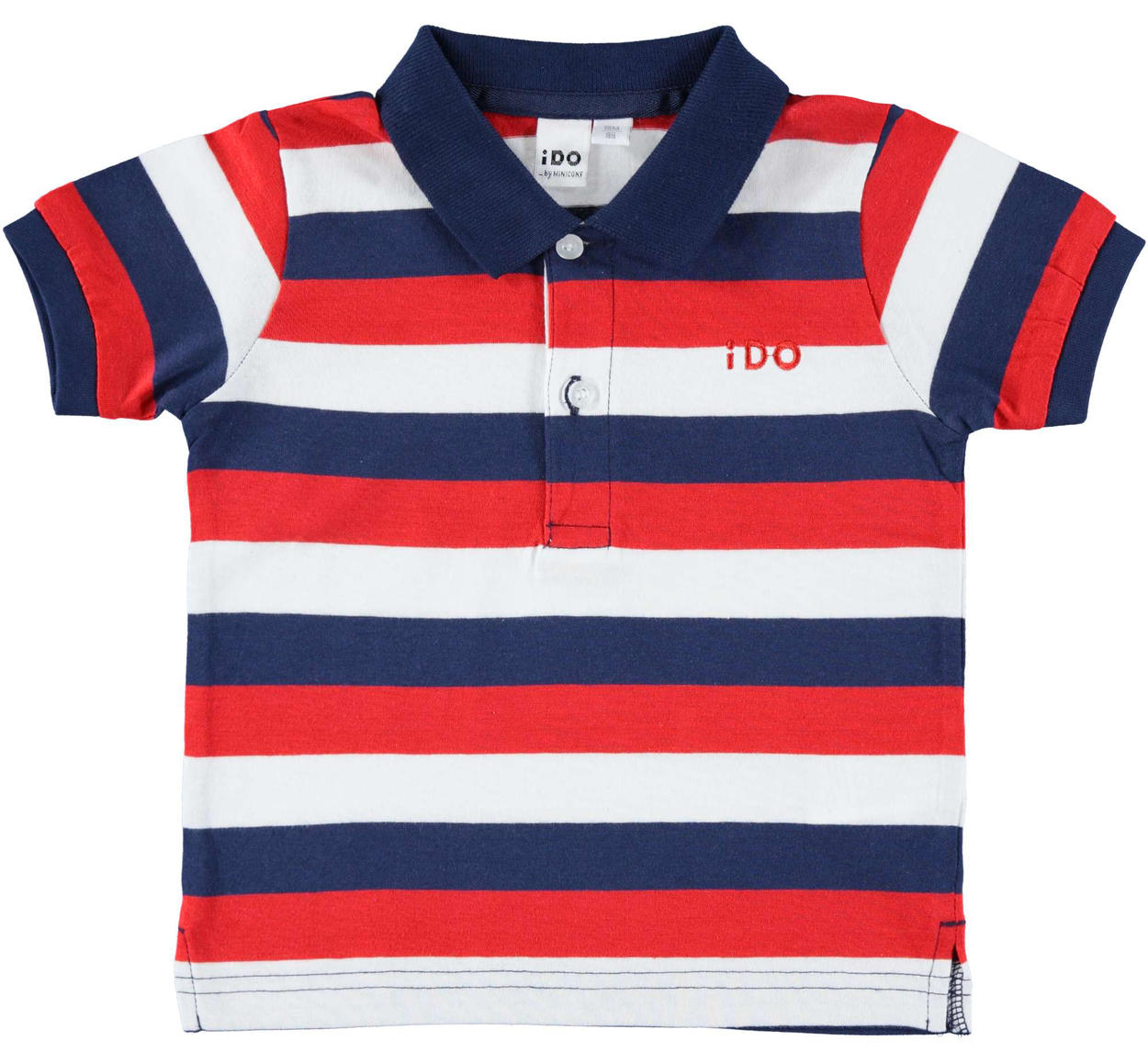 Hudson Polo Short Sleeve Cotton Fashion T-Shirt Blue//Red//White h1052176-blu