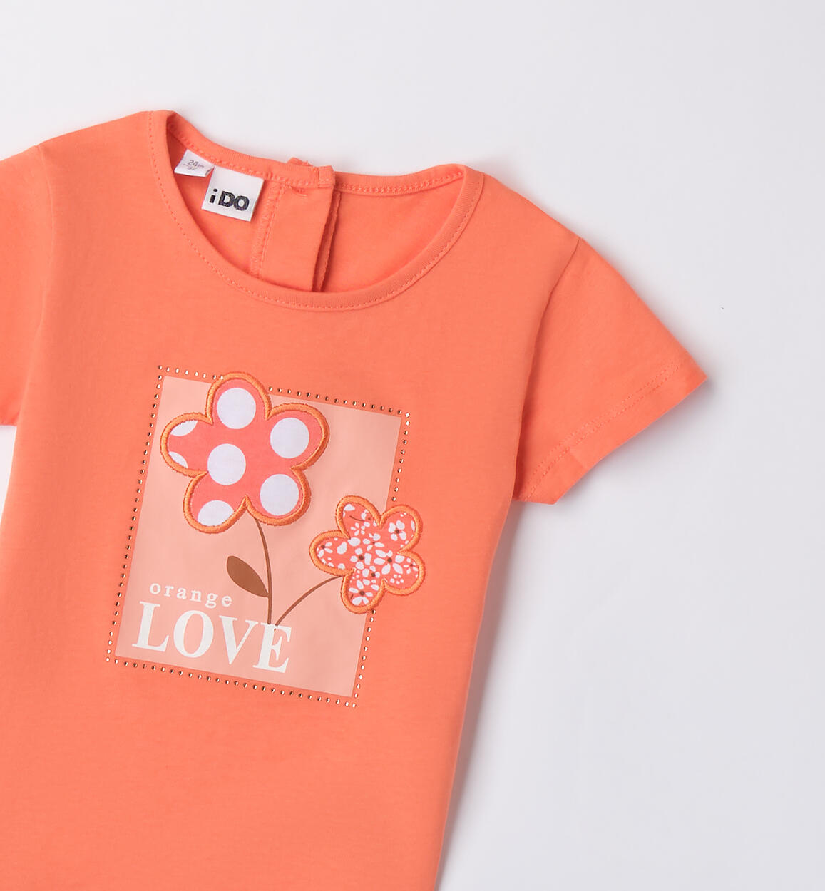 Maglietta arancione bambina on sale