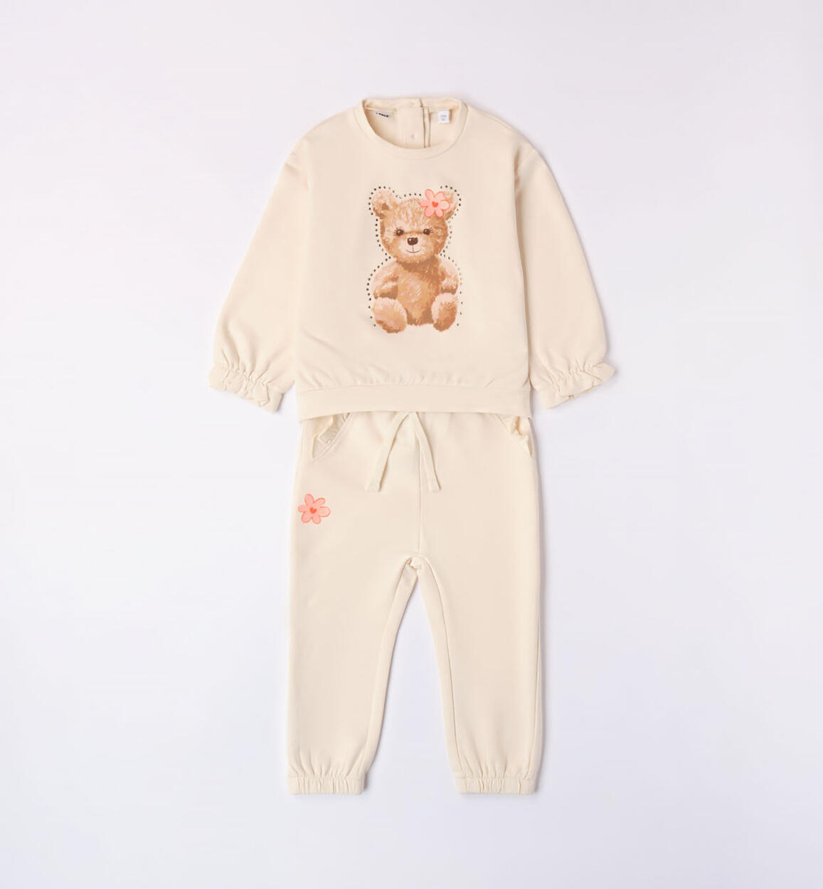 iDO sequinned heart tracksuit for girls from 12 months to 8 years | iDO