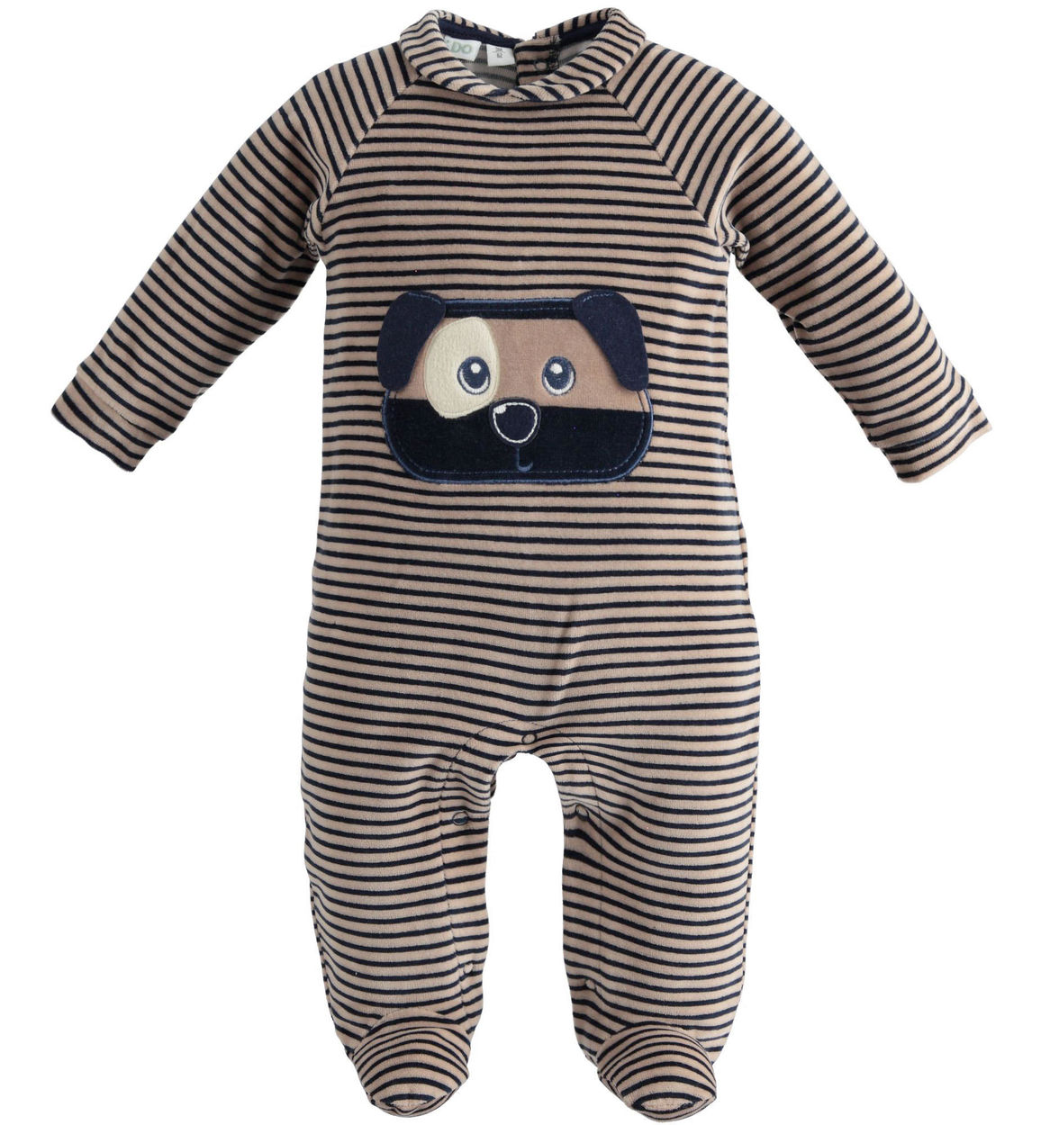 baby boy beige romper