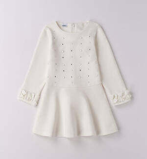Abito bambina con perle