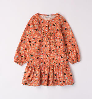 Girls' dress with small flowers