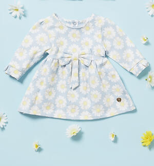 Little girls' dress with daisies
