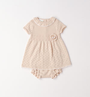 Baby girl dress with culottes