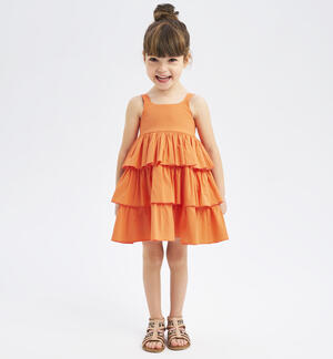 Girls' orange dress