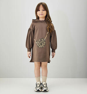 iDO dress for girls BROWN