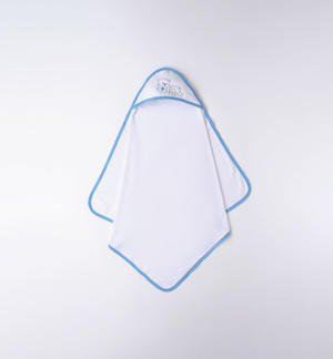 Accappatoio 100% cotone varie fantasie AZZURRO