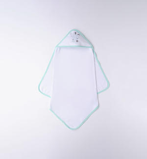 Accappatoio neonato coniglietti 100% cotone