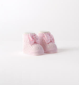 iDOMini baby girl booties PINK