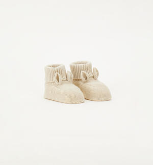 Babbucce neonato iDOMini BEIGE