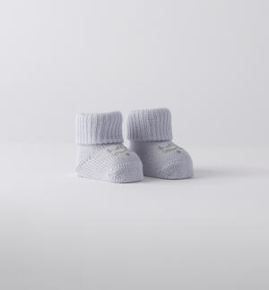 Babbucce neonato unisex AZZURRO