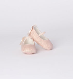 Occasion-wear ballerinas for baby girls PINK