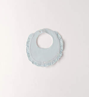 Baby girl bib LIGHT BLUE
