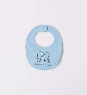 Bavaglio neonato azzurro