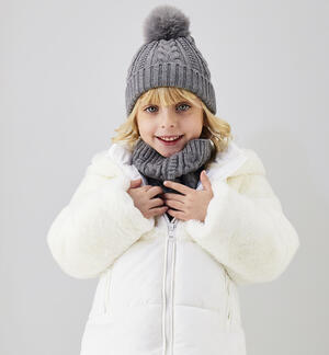 iDO girls' beanie GREY