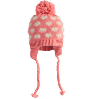 Tricot baby girl hat