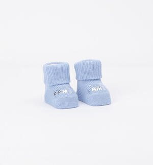 First months socks LIGHT BLUE