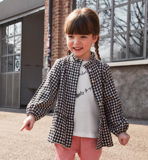 Baby girl shop checkered shirt