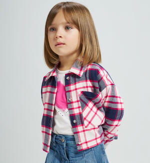 Camicia bambina crop