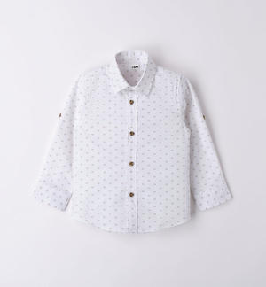 Camicia bambino micro fantasia