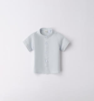 Camicia coreana bimbo AZZURRO