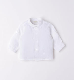 baby boy shirt with mandarin collar