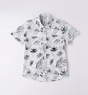 Camicia fantasia ragazzo a manica corta