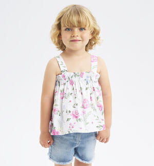 Camicia floreale per bambina