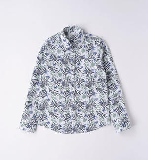 Camicia manica lunga ragazzo fantasia BEIGE