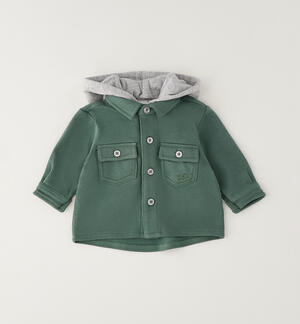 Baby shirt with hood