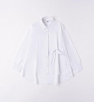 Camicia ragazza con fiocco