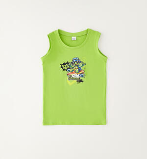 Cotton vest for children GREEN