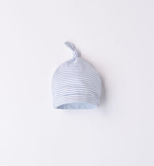 Striped hat for baby boy