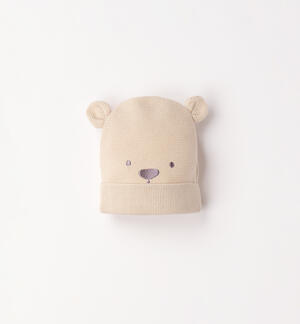 Cappellino bimbo neonato BEIGE