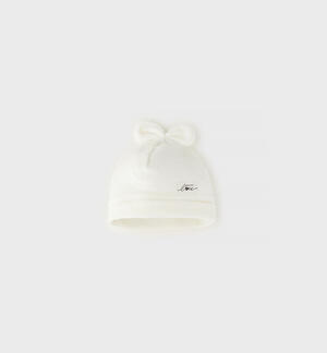 Cappellino in ciniglia neonata