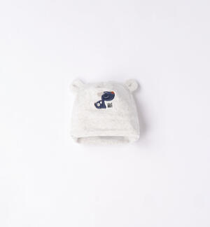 Cappello ciniglia neonato con orecchie