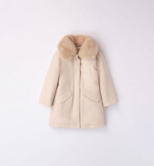 Girls' coat BEIGE