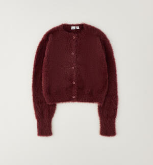 Cardigan bambina iDO ROSSO