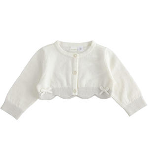 Tricot baby girl cardigan